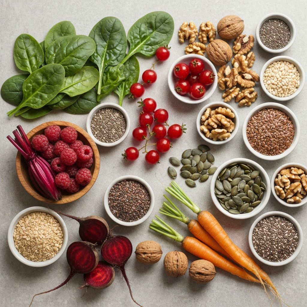 Colorful micronutrient-rich ingredients